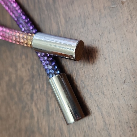 Rhinestone Drawstring Tube Ropes - Picture 7 of 11